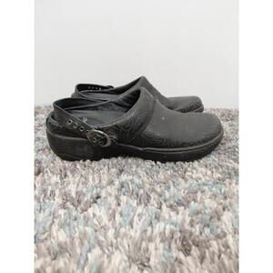 Dansko Shoes Womens 36 5.5 Allison Clogs Slip Resistant Embossed Slingback